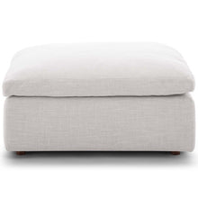 Load image into Gallery viewer, Down Filled Overstuffed Ottoman In Beige