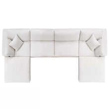 Load image into Gallery viewer, Down Filled Overstuffed Armless Chair in Beige