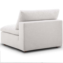 Load image into Gallery viewer, Down Filled Overstuffed Armless Chair in Beige