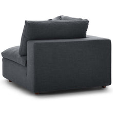 Load image into Gallery viewer, Down Filled Overstuffed 6 Pc Sofa Sectional In Gray