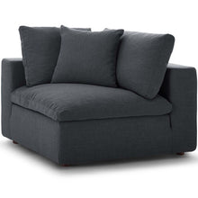 Load image into Gallery viewer, Down Filled Overstuffed 6 Pc Sofa Sectional In Gray