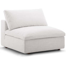 Load image into Gallery viewer, Down Filled Overstuffed Armless Chair in Beige