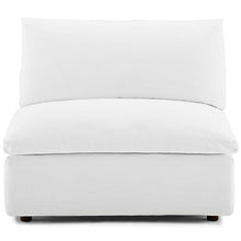 Load image into Gallery viewer, Down Filled Overstuffed Armless Chair in White