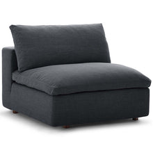 Load image into Gallery viewer, Down Filled Overstuffed 6 Pc Sofa Sectional In Gray