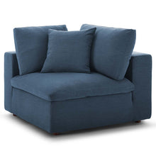 Load image into Gallery viewer, Down Filled Overstuffed Corner Chair In Azure