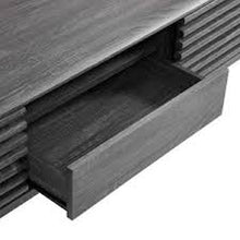 Load image into Gallery viewer, Charcoal Slated Large Tv Stand