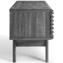 Load image into Gallery viewer, Charcoal Slated Large Tv Stand
