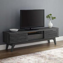 Load image into Gallery viewer, Charcoal Slated Large Tv Stand
