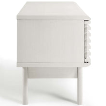 Load image into Gallery viewer, White Slated Large Tv Stand