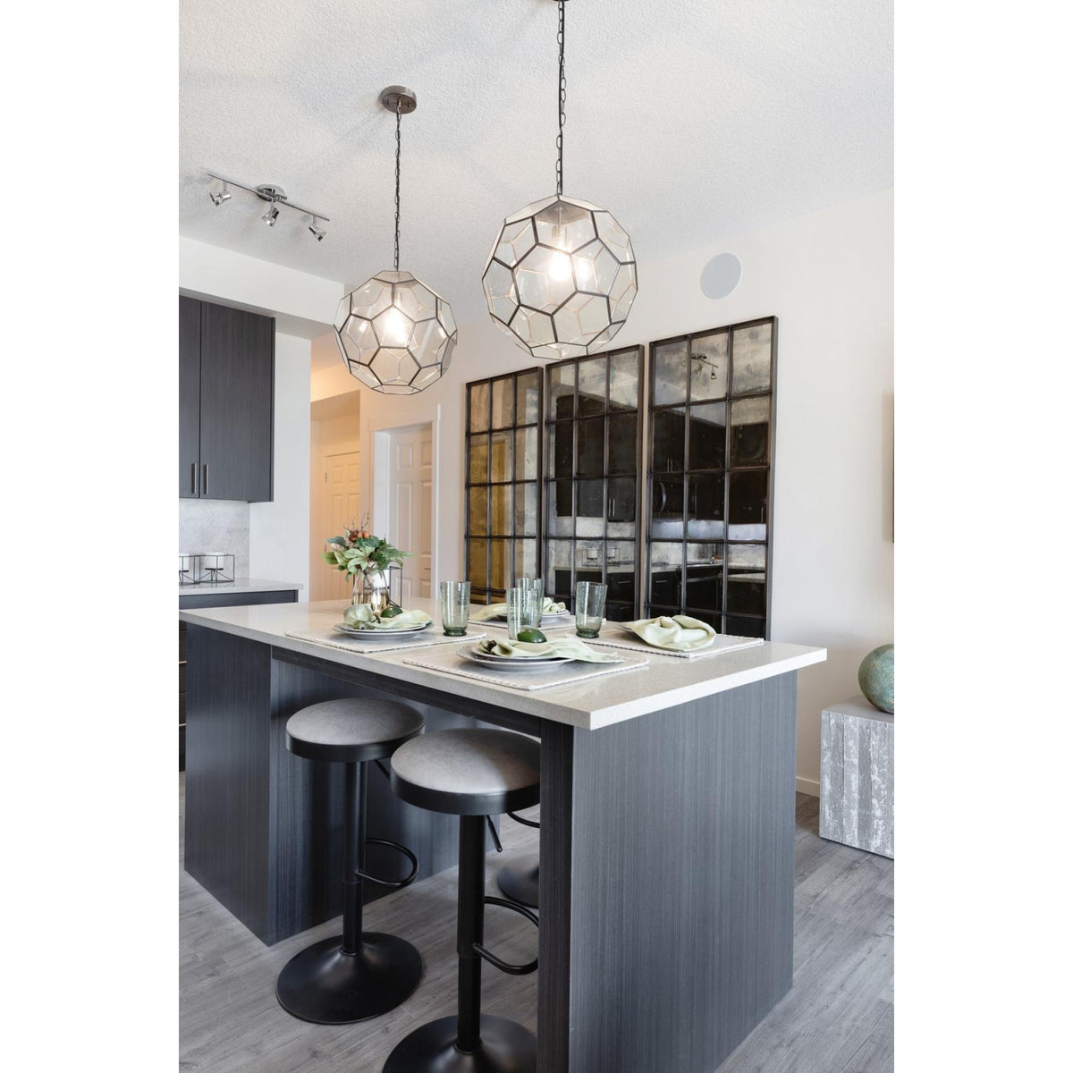 Industrial swivel bar stool – Floor Plan Home Store