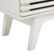 Load image into Gallery viewer, White Slated Large Tv Stand