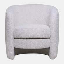 Load image into Gallery viewer, Barrel boucle arm chair