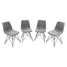 Load image into Gallery viewer, Urban Eiffel gray velvet dining chair