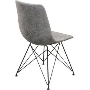 Urban Eiffel gray leatherette dining chair