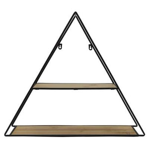 Triangle wall shelf