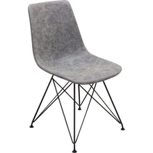 Load image into Gallery viewer, Urban Eiffel gray leatherette dining chair