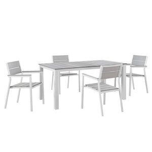 David 63” White Outdoor Table