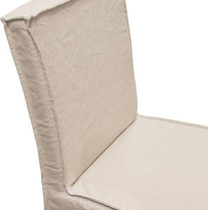 Linen slipcover dining chair (set of 2)