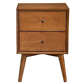 Mid-century modern acorn night stand