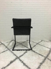 Load image into Gallery viewer, Charcoal diamond tufted dining chair  &quot;As is&quot;