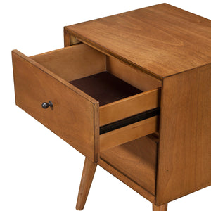 Mid-century modern acorn night stand