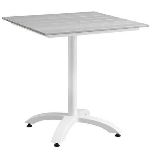 David 28” White Outdoor Table