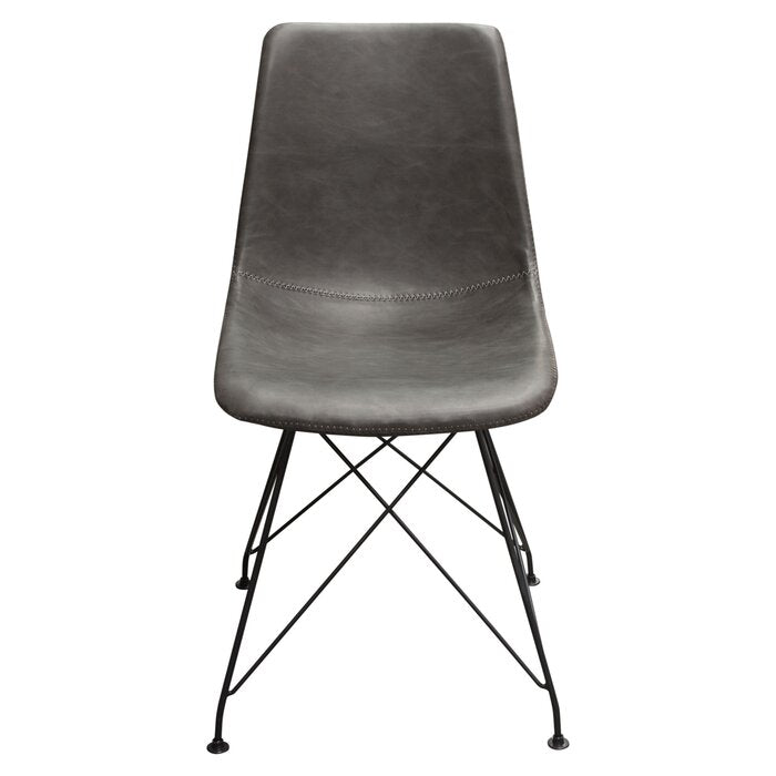 Urban Eiffel gray leatherette dining chair