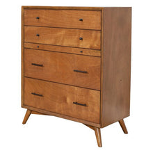 Load image into Gallery viewer, Mid-century modern acorn 4 drawer chest