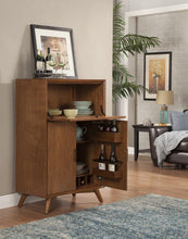 Load image into Gallery viewer, Mid-century modern acorn large bar cabinet