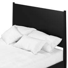 Load image into Gallery viewer, Mid-century modern black standard king bed frame