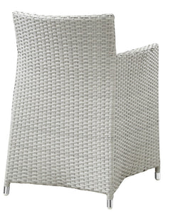 Grayish White Outdoor Arm chair