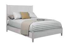 Load image into Gallery viewer, Mid-century modern washed gray full bed frame