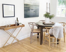 Load image into Gallery viewer, Mid-century Modern Wishbone Gray dining chair