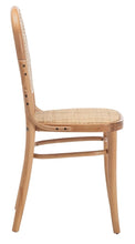 Load image into Gallery viewer, Cane woven round dining chair in natural, Set of 2