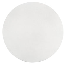 Load image into Gallery viewer, Round pedestal coffee table in white terrazzo faux concrete