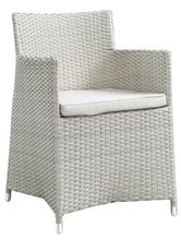 Load image into Gallery viewer, Grayish White Outdoor Arm chair