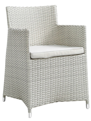 Grayish White Outdoor Arm chair