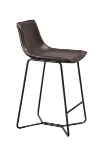 Bonded leather counter stool