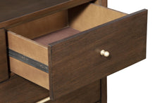 Load image into Gallery viewer, Mid-century modern walnut 7 drawer dresser