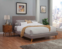 Load image into Gallery viewer, Britney Dark Gray Queen Platform bed