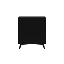 Load image into Gallery viewer, Mid-century modern black 3 drawer chest