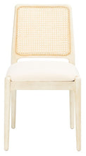 Load image into Gallery viewer, Cane weaving dining chair, white