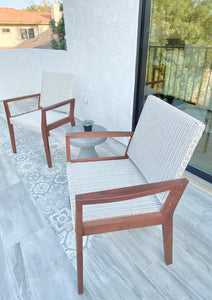 Outdoor arm chairs