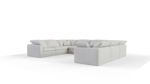 Heavenly cloud sofa + sofa + sofa modular sectional