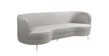 Load image into Gallery viewer, Cream Curved Sofa