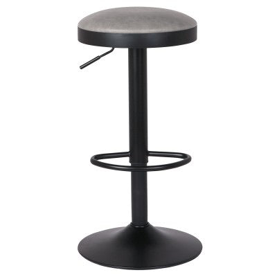 Industrial swivel bar stool