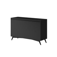 Load image into Gallery viewer, Mid-century modern black 7 drawer dresser