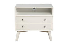 Load image into Gallery viewer, Mid-century modern white large night stand