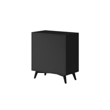 Load image into Gallery viewer, Mid-century modern black 3 drawer chest