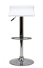 Load image into Gallery viewer, White Adjustable Barstool  &quot;As is&quot;